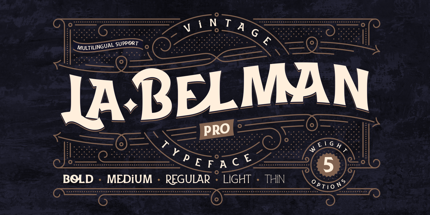 Шрифт La Belman Pro